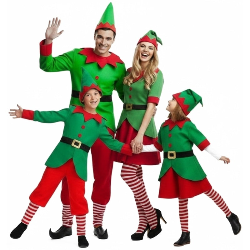 Groepskostuums Elven Kerstman Santa Claus