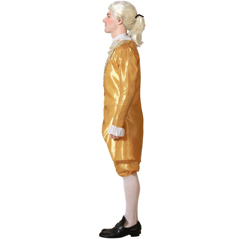 Disfraz de Cortesano Dorado para hombre Perfil