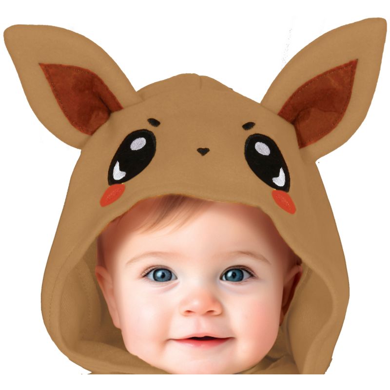 Disfraz de Eevee Pokémon para bebé Capucha