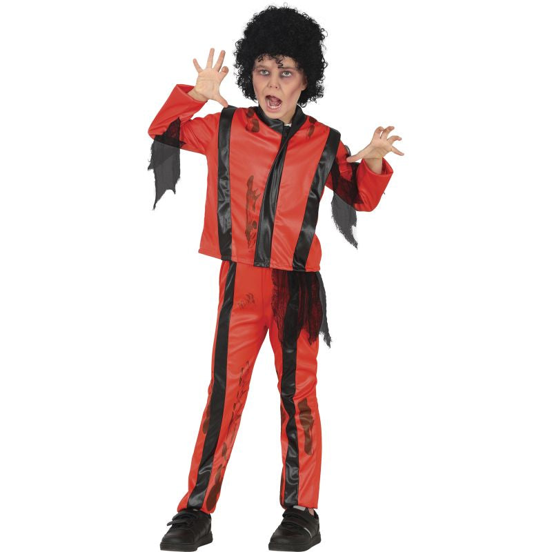 Disfraz de Michael Jackson Thriller para niño Bis