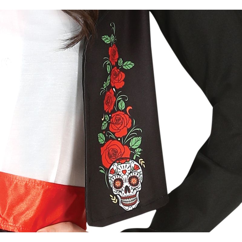 Disfraz de Catrina Mariachi para mujer Detalle