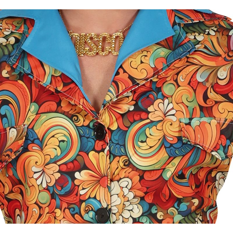 Disfraz de Disco Boogie para hombre Estampado