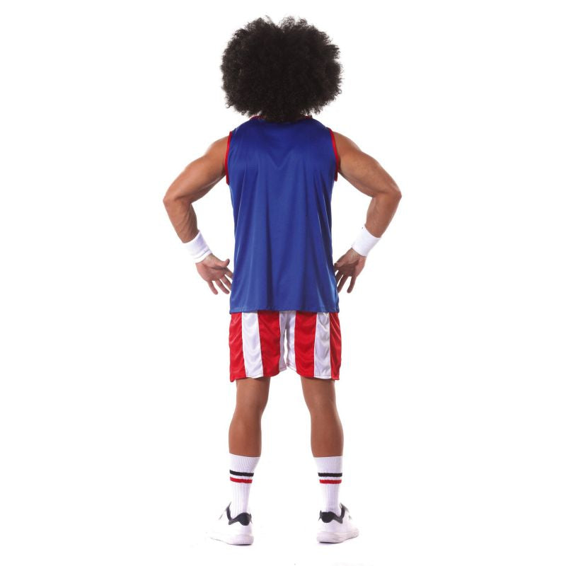 Disfraz de Jugador Baloncesto Americano para hombre Espalda