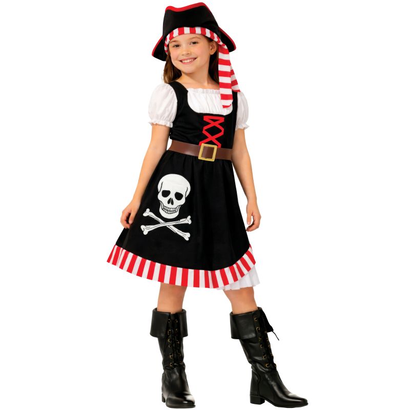 Disfraz de Pirata Esqueleto para niña