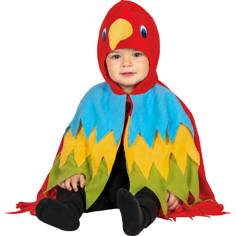 Disfraz de Poncho Loro para bebé Bis