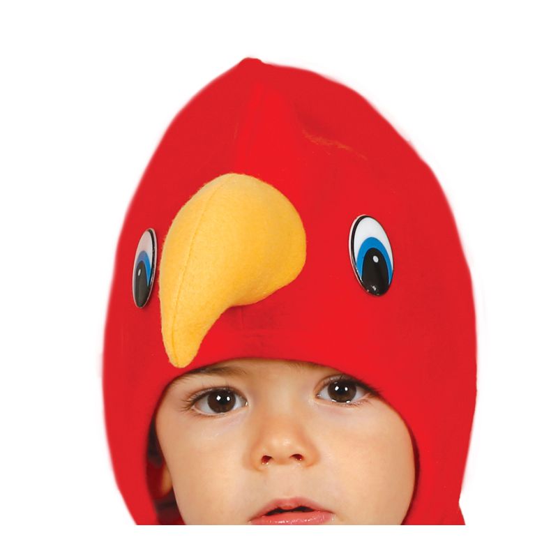 Disfraz de Poncho Loro para bebé Capucha