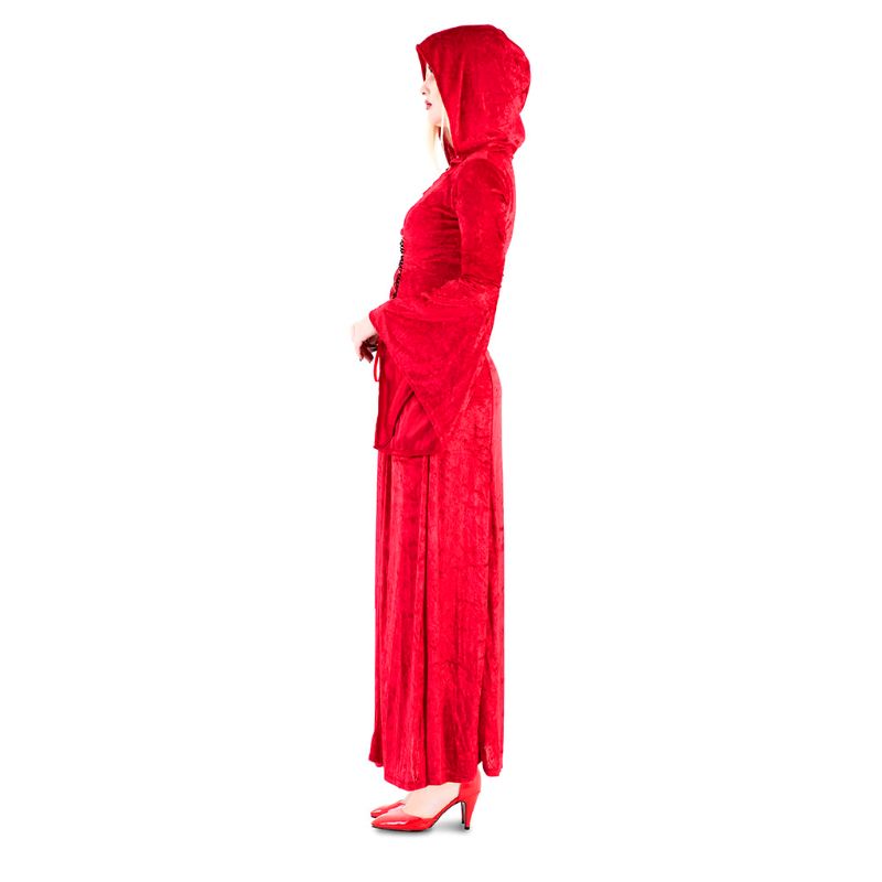 Disfraz de Reina Roja Medieval para mujer Perfil