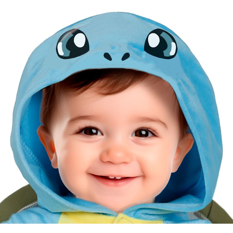 Disfraz de Squirtle Pokémon para bebé Capucha