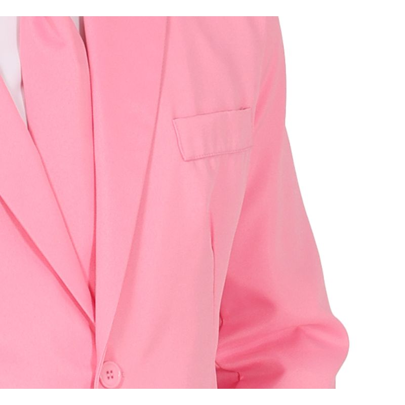 Disfraz de Traje Divertido Rosa para hombre Detalle