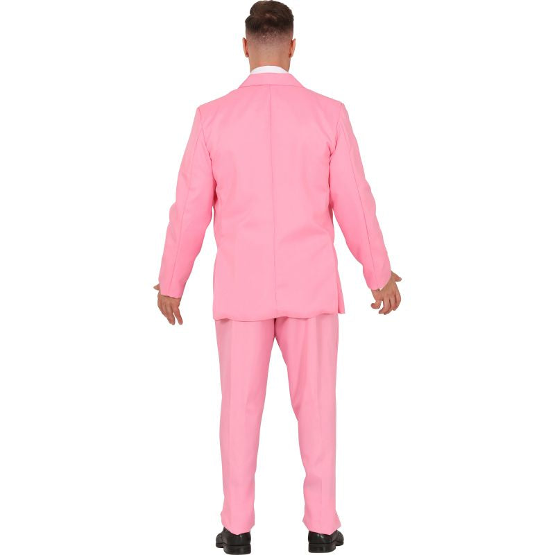 Disfraz de Traje Divertido Rosa para hombre Espalda