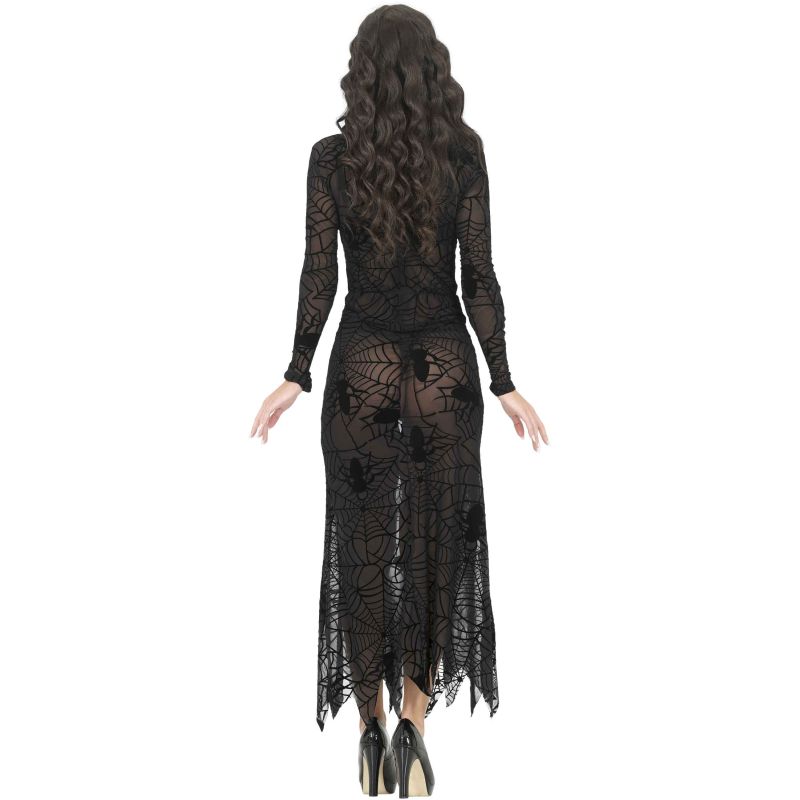 Disfraz de Vestido Encaje Gótico para mujer Espalda