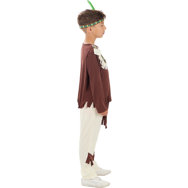 Disfraz de Indio Sioux para niño Perfil
