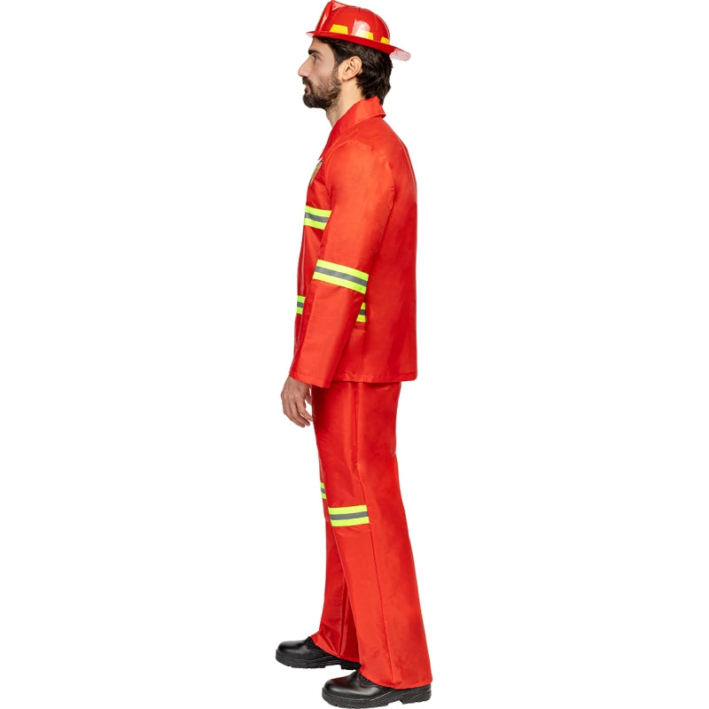 Disfraz de Bombero Militar de Emergencias adulto unisex Perfil