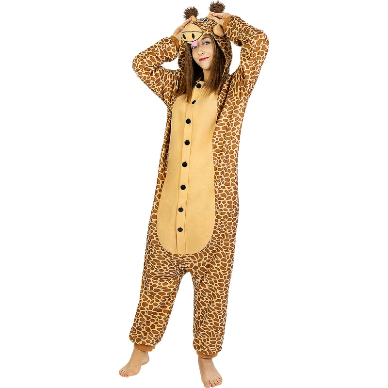 Disfraz de Pijama Jirafa Onesie adulto unisex Bis