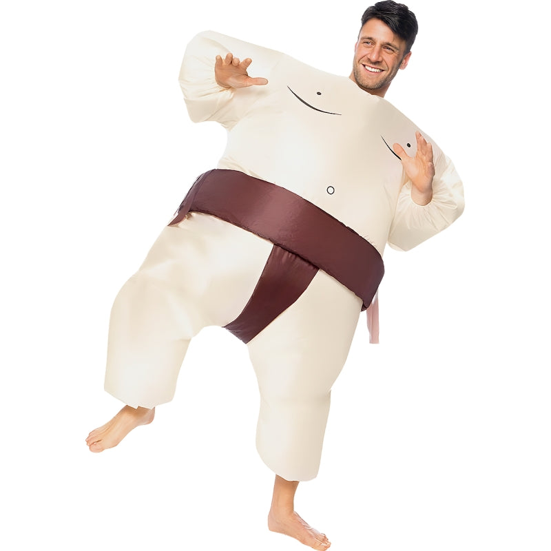 Disfraz de Guerrero Sumo Hinchable adulto unisex