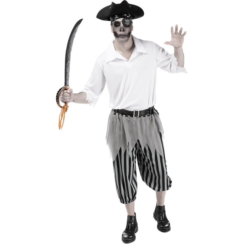 Disfraz de Pirata Zombie para hombre Detalle