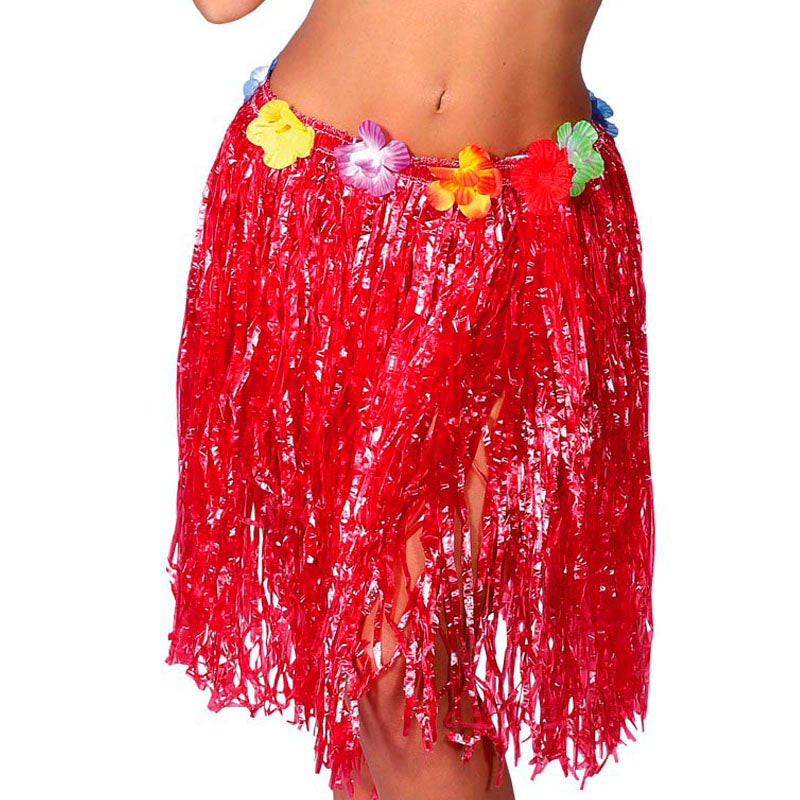 Rode Hawaïaanse rok kort