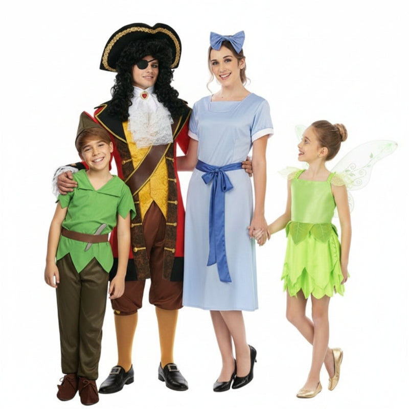 Groepskostuums Personajes de Peter Pan