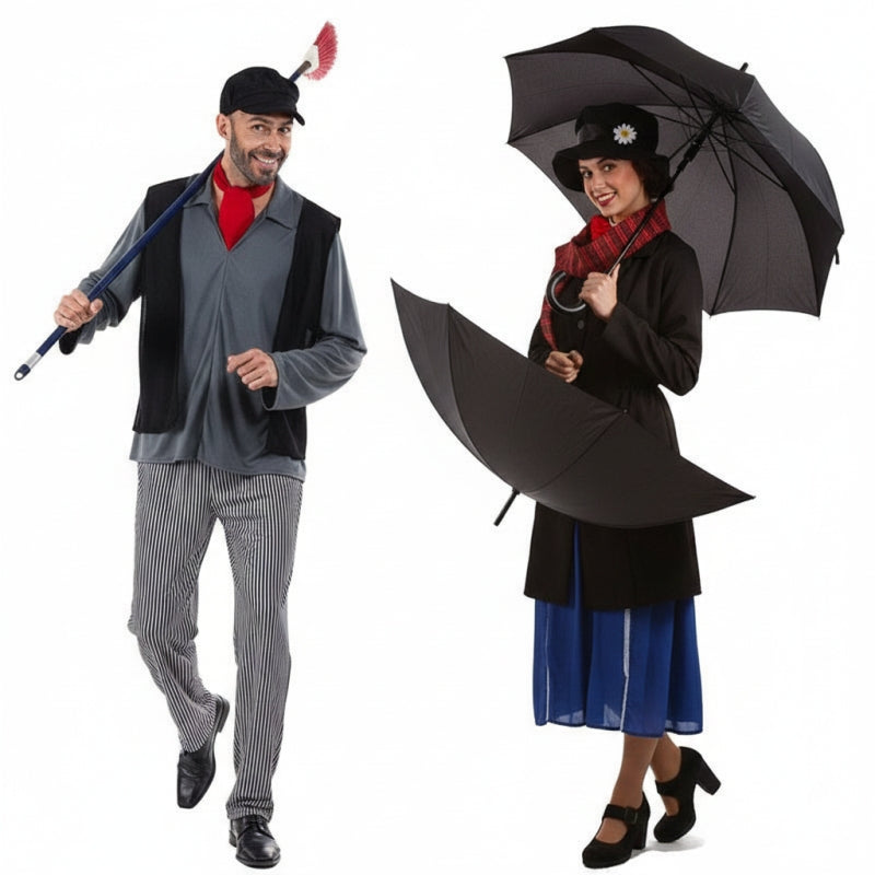 Pareja Mary Poppins y Deshollinador