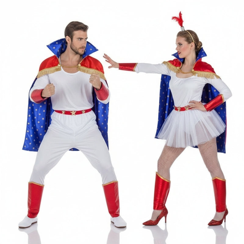 Pareja Trapecistas Circo