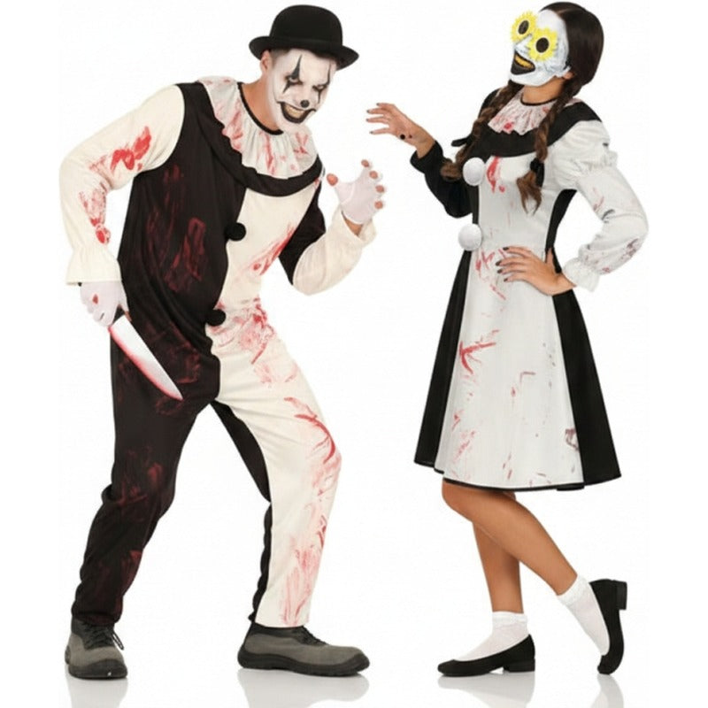 Koppelkostuums Terrifier Harlekijnen