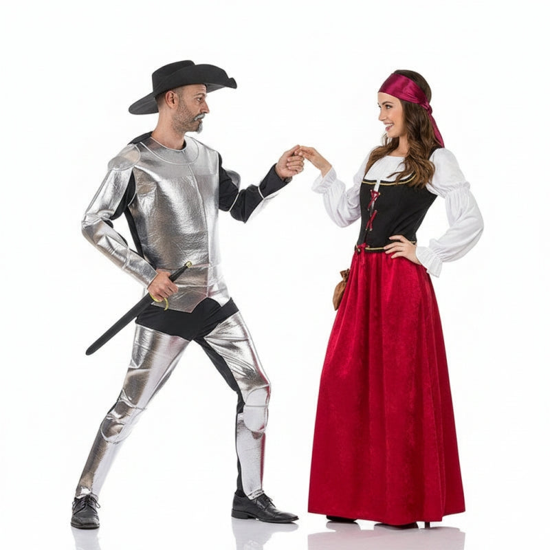 Koppelkostuums Don Quijote en Dulcinea
