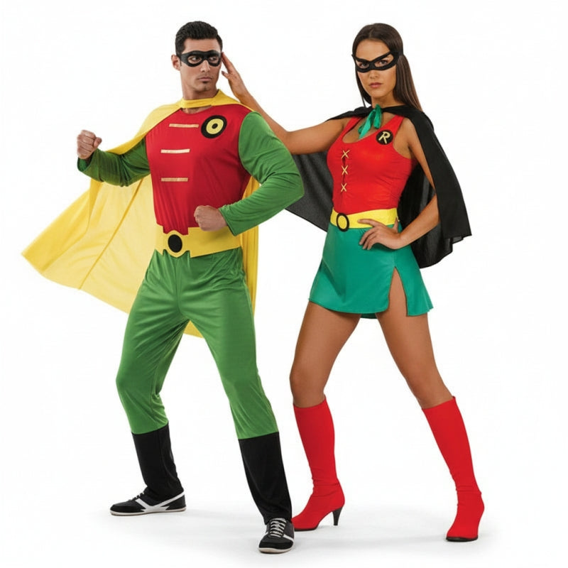 Pareja Superhéroes Intrépidos