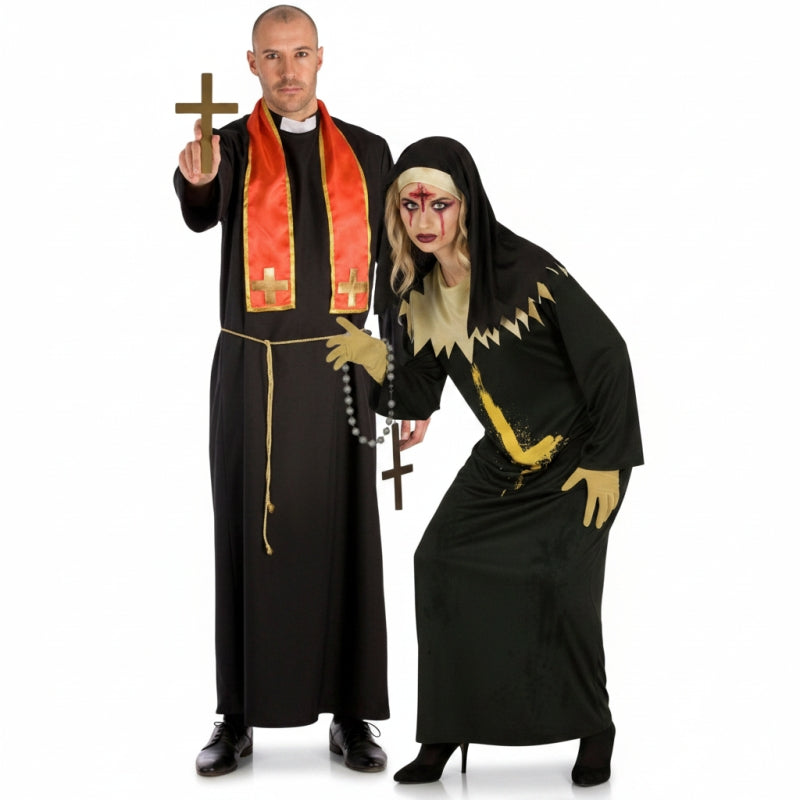 Pareja de Cura y Monja Endemoniada