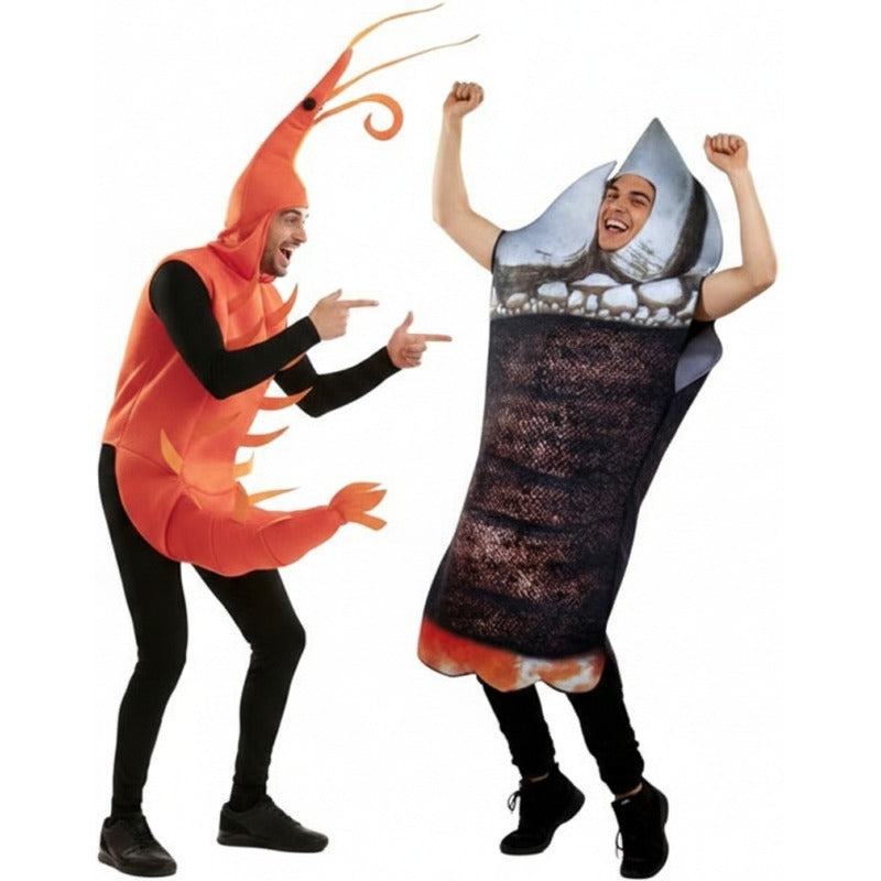 Pareja de Percebe Gallego y Gamba de Huelva