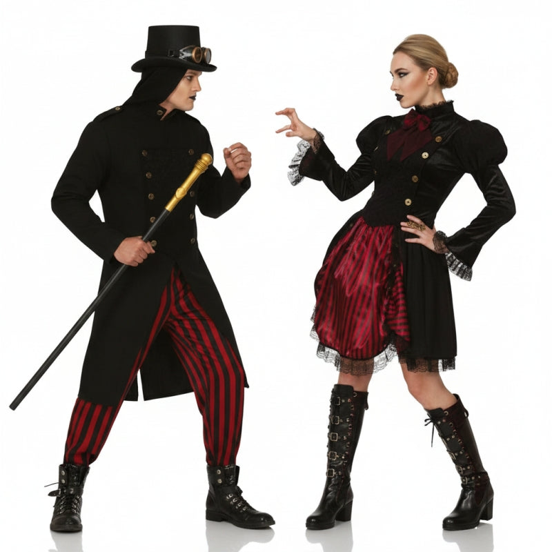 Pareja Vampiros Steampunk