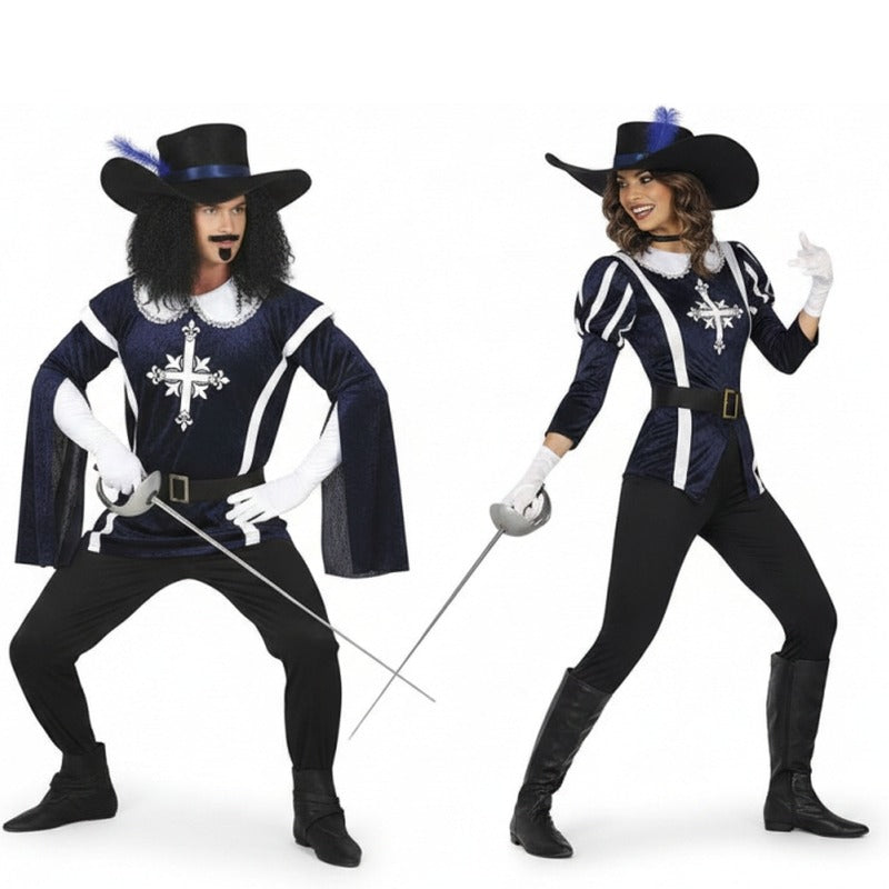 Koppelkostuums Musketiers Deluxe