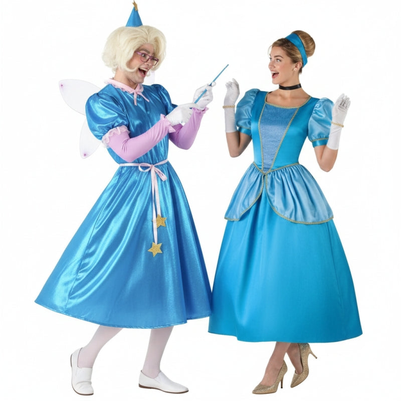 Koppelkostuums Hada Madrina en Cenicienta