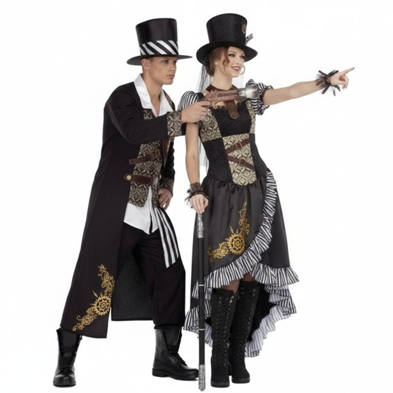 Pareja de Lord y Lady Steampunk