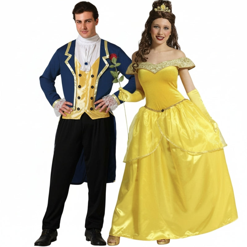 Pareja de Príncipe Adam y La Bella