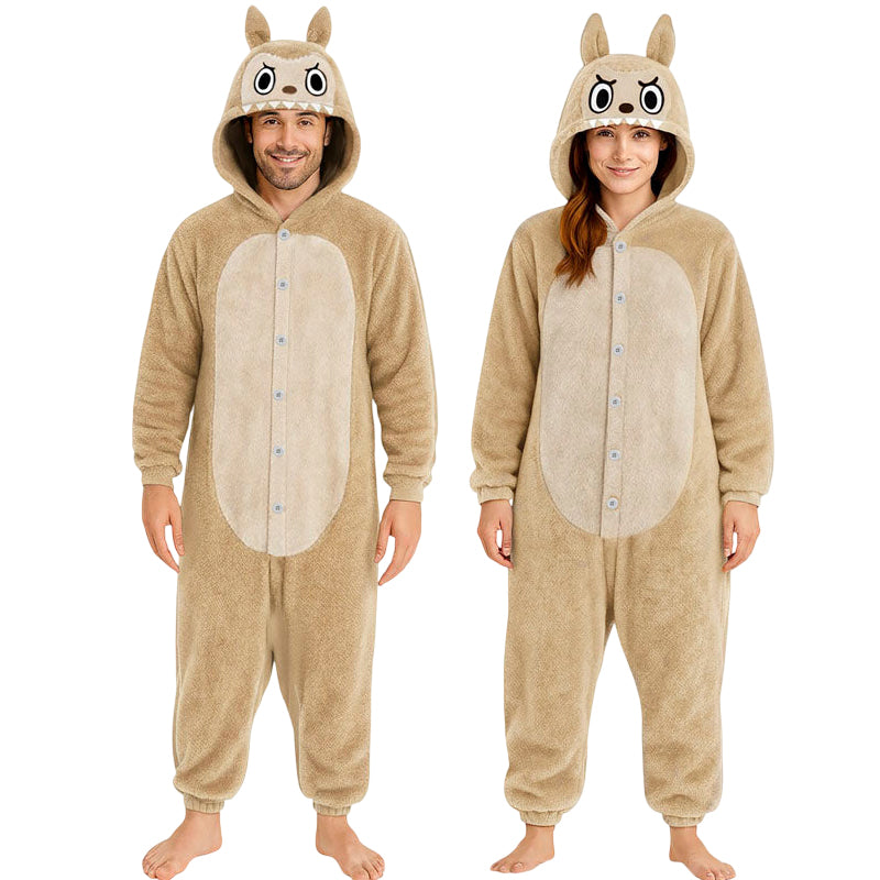 Labubu Beige para disfrazarte en pareja