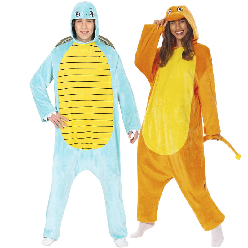 Squirtle y Charmander de Pokémon para disfrazarte en pareja