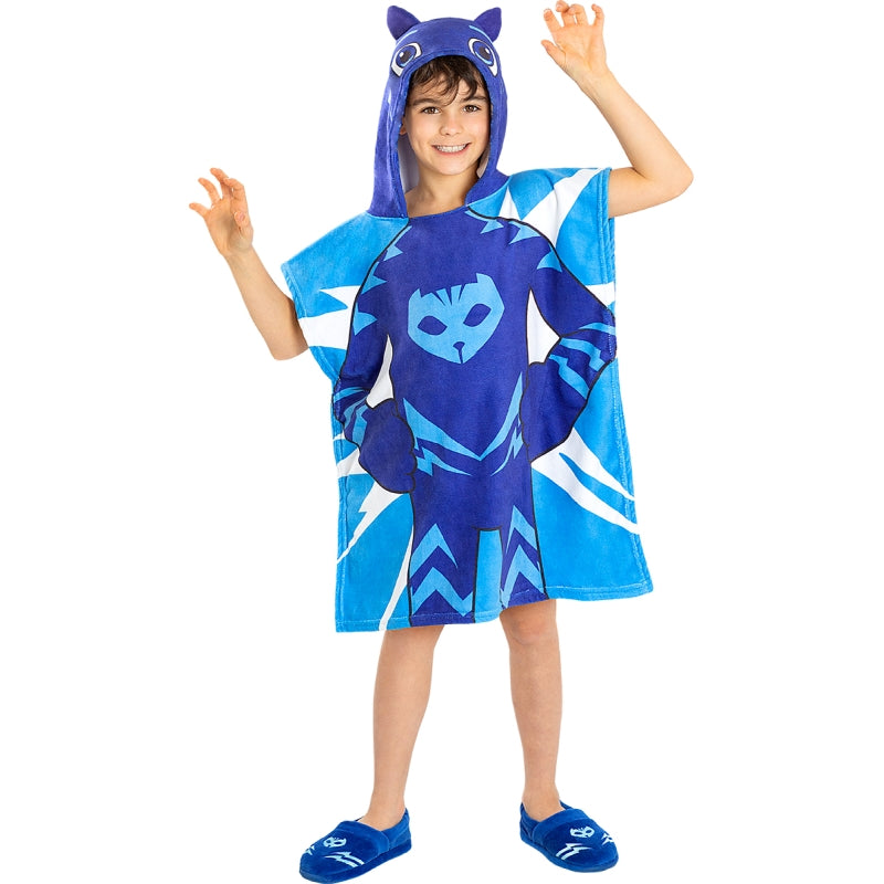 Toalla poncho Gatuno para niño - PJ Masks