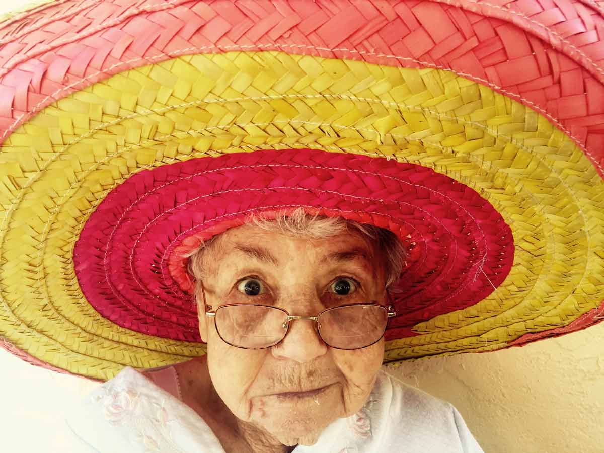 disfraz de abuela casero