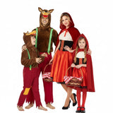 Groepskostuums Cuento Caperucita Roja Deluxe