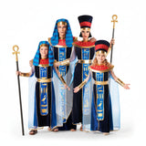 Groepskostuums Blauwe Fluwelen Egyptenaren