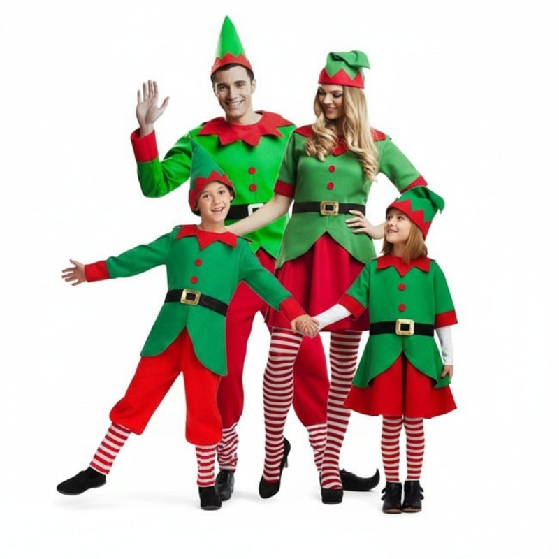 Groepskostuums Elven Kerstman Santa Claus