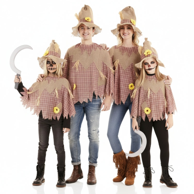 Groepskostuums Espantapájaros met Poncho