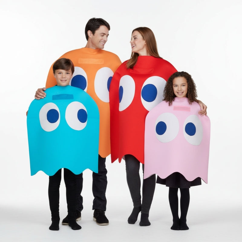 Groepskostuums Pac-Man Fantasmas