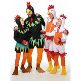 Grupo Gallos y Gallinas con cresta