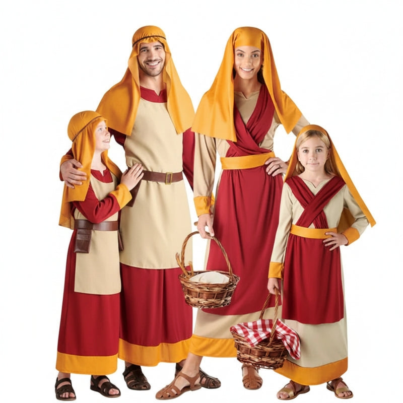 Groepskostuums Hebreeën Kerststal