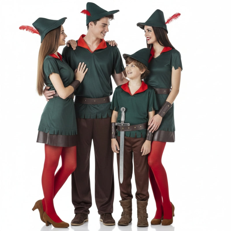 Groepskostuums Robin Hood van het Bos