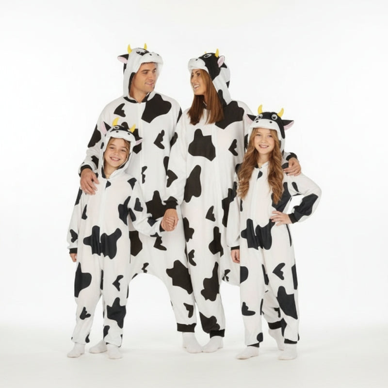 Groepskostuums Kigurumi Koeien