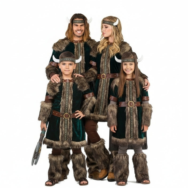 Groepskostuums Vikingos Nórdicos