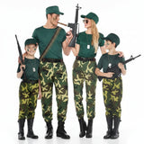 Groepskostuums Paramilitaire Soldaten