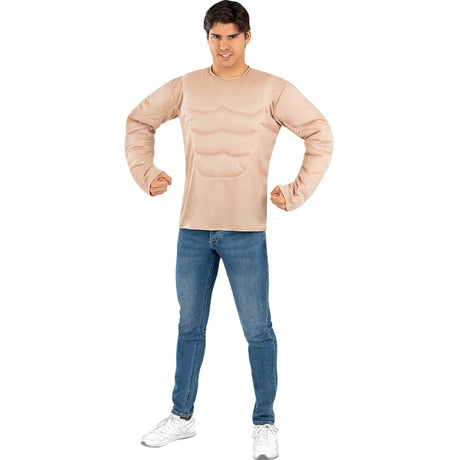 Disfraz de Camiseta de músculo para hombre